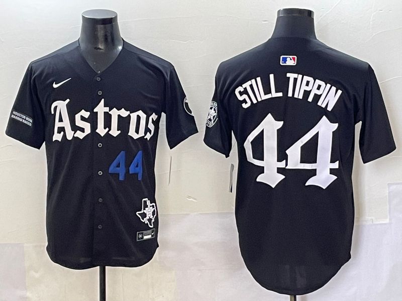 Men 2025 Houston Astros 44 Still Tippin Black Five generations Joint Name Nike MLB Jersey style 4